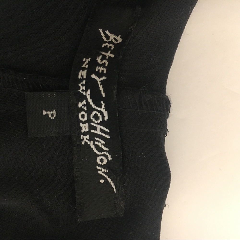 NWT $268 Betsey Johnson Black -Sexy Zippy Dress - Picture 6 of 8